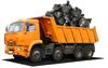 Услуги по вывозу строительного и бытового мусора, Камаз до 15тн