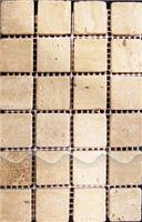 Мозаика мраморная однотонная ORRO mosaic Stone Travertine Classic (15x15)