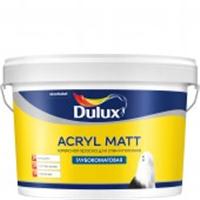 Краска Dulux Acryl Matt BW 2,25 л глубокоматовая латексная краска для стен и потолков, РОССИЯ, код 0410216081, штрихкод 460702656364, артикул 5228356