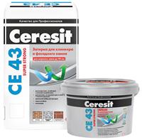 Затирка для швов Ceresit CE 43 Super Strong 07 Серый, 25 кг