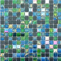 Стеклянная мозаичная смесь JNJ Mixed Color 20x20, 327х327 мм V 2855 Laver