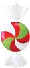 Ёлочные украшения Neon-Night Леденец, 102 см, цвет белый, красный и зеленый