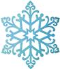 Ёлочные украшения Neon-Night Снежинка Снегурочка, 81 см, цвет голубой