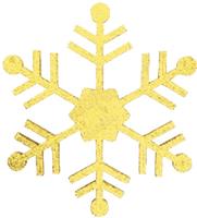 Ёлочные украшения Neon-Night Снежинка классическая, 66 см, цвет золотой
