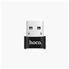 Переходник USB - Type-C Hoco UA6 USB to Type-C converter (black) 102244