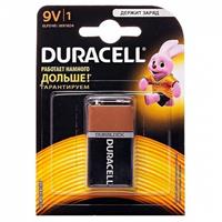 Батарейка 9V (крона) Duracell 6LR61 (1-BL) (10/30) 77106