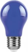 Лампа 25923 LB-375 (3W) 230V E27 синий для белт лайта A50, КИТАЙ, код 0510506011, штрихкод 462715318059, артикул 25923