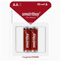 Батарейка AA Smart Buy LR6 (2-BL) (24/240) 115831