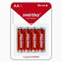 Батарейка AA Smart Buy LR6 (4-BL) (48/480) 115827