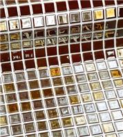Мозаика стеклянная однотонная Ezarri Metal Opalo