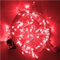 Гирлянда-нить светодиодная Rich Led 10м, 100LED(красный), 220В, прозрачный провод