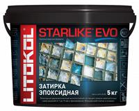 Смесь на эпоксидной основе Litokol (2-х компонентная) STARLIKE EVO S.330 Blu Avio, ведро 5 кг