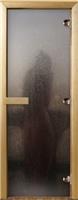 Дверь для сауны Maestro Woods (Маэстро Вуд) 70x180 с фотопечатью Силуэт, правая