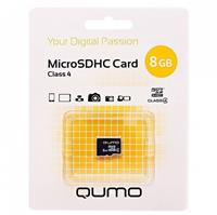 Карта флэш-памяти MicroSD 8 Гб Qumo без SD адаптера (class 4) 18210