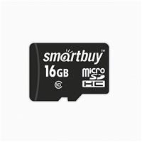 Карта флэш-памяти MicroSD 16 Гб Smart Buy без SD адаптера (class 10) LE 116433