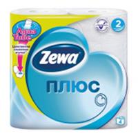 Zewa Plus Белая (4шт) 2 слоя Туалетная бумага, РОССИЯ, код 4030100097, штрихкод 460533100330, артикул