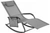 Кресло-качалка Мебельторг Джерси текстилен (серый)