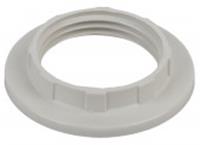Кольцо для патрона E14, пластик, белый ЭРА ACS KLC-E14-PLA-WH-IND, КИТАЙ, код 05818030001, штрихкод 505630604850, артикул Б0043679