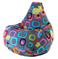 Кресло-мешок МВК XL жаккард, разноцветный (мумбо)
