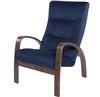 Стул (кресло) GreenTree Ладога-2 (каркас орех, сиденье синий)