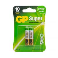 Батарейка Gp super alkaline 24а ааa 2 шт.