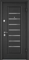 Дверь металлическая DELTA 100 ТЕМНО-СЕРЫЙ БУКЛЕ- Бетон известковый (85 мм) левая 860*2050 два замка (ТОРЭКС), РОССИЯ, код 03402030192, штрихкод , артикул