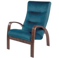 Стул (кресло) GreenTree Ладога-2 (каркас орех, сиденье изумруд)