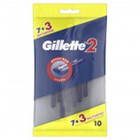 Gillette2 (пакет 10шт) одноразовые станки, РОССИЯ, код 3031002019, штрихкод 770201887429, артикул одноразовые