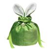 Подарочная упаковка - новогодний мешок с ушами Зайка 02 New Year (10x13cm) (green) 211743