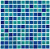 Мозаика 30х30 PW2323-14 изумрудно-синий микс (кор. - 20 шт.), КИТАЙ, код 0311200203, штрихкод , артикул