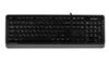 Клавиатура проводная A4tech fstyler fk10 черный/серый (fk10 grey)