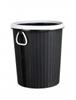Бак для мусора 13л круглый, с ручками, черный/серый, полипропилен HDB-036-16, Россия, код 4050205113, штрихкод 462709139511
