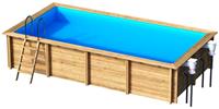 Деревянный бассейн BWT прямоугольный Weva 6x3 м