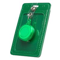 Картхолдер J019 футляр для карт на рулетке (green) 205659