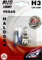 Галогенная лампа AVS Vegas в блистере H3.12V.55W.1шт., КИТАЙ, код 07808070003, штрихкод 462710378481, артикул A78481S