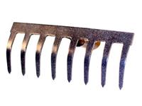 Грабли 8 зубьев (прямые, железные) с черенком