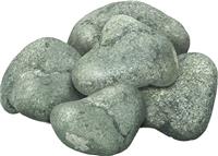 Камни для сауны жадеит Хакасский, обвалованный, средний, в коробке 10 кг