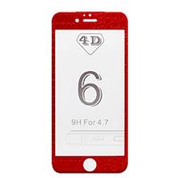 Защитное стекло Full Screen Reptilian series для смартфона Apple iPhone 6/iPhone 6S (red) комплект (red) 74014