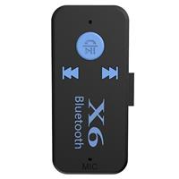 Bluetooth адаптер - BR-04 X6 BT mini jack 3,5 мм, micro USB (Micro USB/USB) (black) 117526
