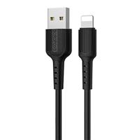 Кабель USB - Apple lightning Borofone BX16 Easy 100см 2A (black) 122797