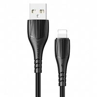 Кабель USB - Apple lightning Borofone BX37 Wieldy 100см 2,4A (black) 122730