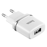 Адаптер сетевой Hoco C11 USB 1A/5W (white) 86622