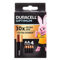 Батарейка AA Duracell LR6 OPTIMUM (4-BL) (4/64/16000) 219804