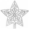 Звезда на ёлку 18,5 см Ажур серебро 201-0768, Китай, код 75002010122, штрихкод 693199379386, артикул 201-0768
