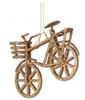 Новогоднее подвесное украшение Велосипед в золоте из полипропилена / 3x12,5x8,5см арт.89115, КИТАЙ, код 75002092257, штрихкод 466011514826, артикул 89115