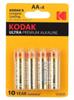 Батарейки Kodak LR6-4BL ULTRA PREMIUM Alkaline [ KAA-4 UD] (80/400/17600), КИТАЙ, код 0730406049, штрихкод 088793095951, артикул Б0005248