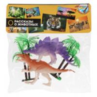 306074 Игрушка пластизоль набор динозавров. меняют цвет в воде. пак. с хэдером. ИГРАЕМ ВМЕСТЕ в кор., КИТАЙ, код 83512010050, штрихкод 461013673210, артикул 2007Z047-R