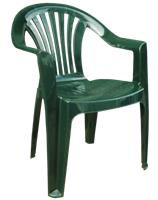 Кресло пластмассовое Романтик Т192 темно-зеленое