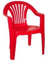 Кресло пластмассовое Романтик Т192 красное