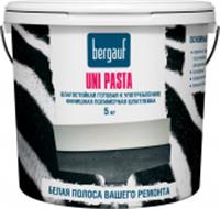 BERGAUF Uni Pasta 5кг влагостойкая готовая к употреблению финишная полимерная шпатлевка ЛЕТО-ЗИМА, РОССИЯ, код 04307030002, штрихкод 460715108956, артикул